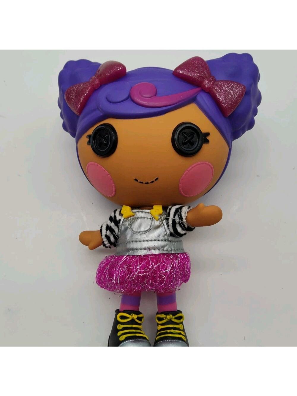 Lalaloopsy Littles Rain E. Sky Doll Little Sister Shoes Dress Purple Hair Toy 7"